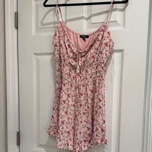 Floral Pink Romper